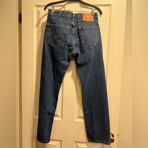 Levi's 505 Blue Straight Jeans. 29x30